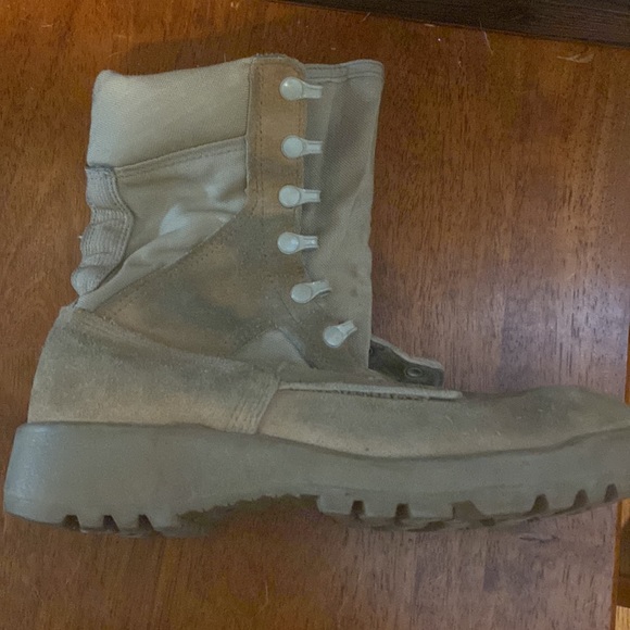 Vibrant army boot